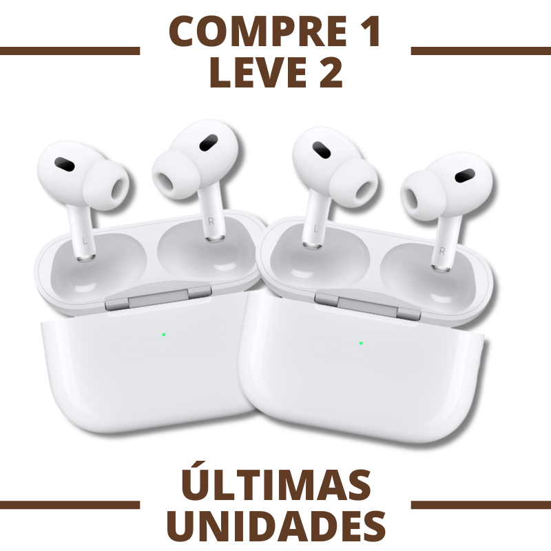 Fone EarPro para Android e iPhone COMPRE 1 LEVE 2 + FRETE GRÁTIS