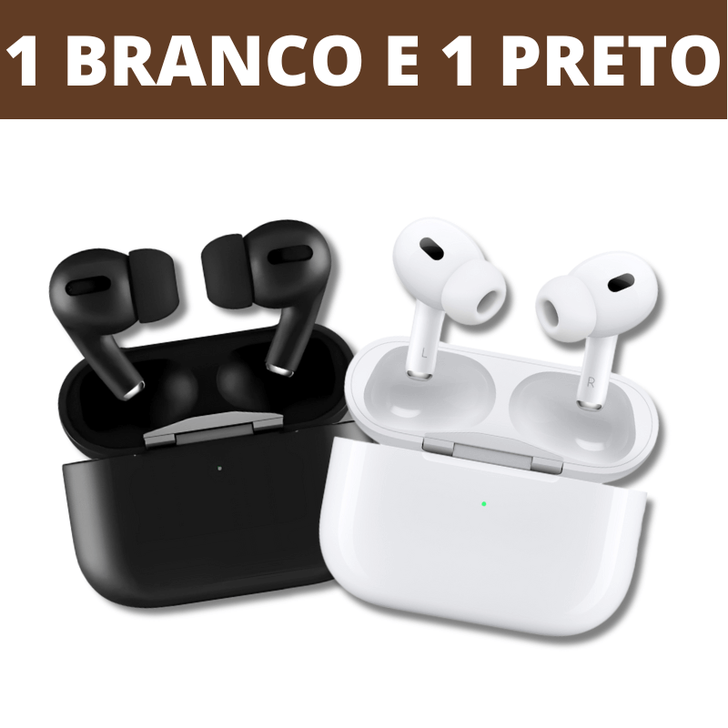 Fone EarPro para Android e iPhone COMPRE 1 LEVE 2 + FRETE GRÁTIS